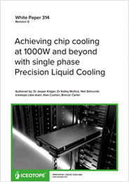 Achieving Chip Cooling at 1000W and Beyond with Single Phase Precision Liquid Cooling