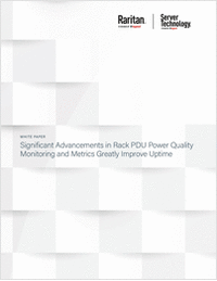 How Rack PDU Power Quality Monitoring and Metrics Greatly Improve Uptime