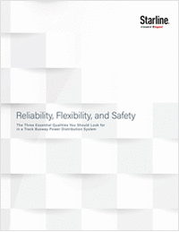 Reliability, Flexibility, and Safety: The Three Essential Qualities You Should Look for in a Track Busway Power Distribution System