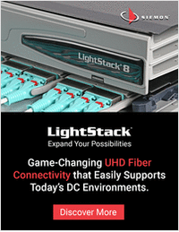 Siemon's LightStack® and LightStack 8 ultra-high-density fiber Plug and Play system.