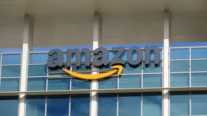 amazon logo on building