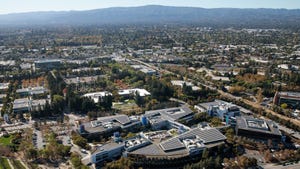 Google headquarters in Mountain View, California