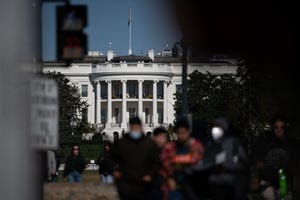 US white house building