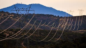 Power lines in Arizona