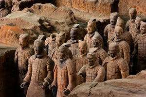 Terracotta Warrior Statues in Qin Shi Huangdi Tomb