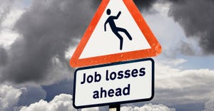 job losses ahead sign