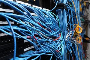 Cables in a data center