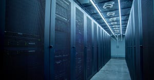 server room with racks and servers