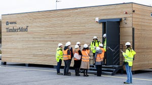 Vertiv wooden modular data center 